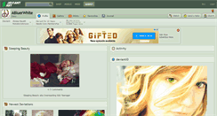 Desktop Screenshot of abluerwhite.deviantart.com