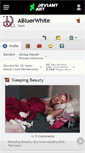 Mobile Screenshot of abluerwhite.deviantart.com