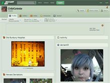 Tablet Screenshot of chibiceleste.deviantart.com