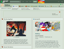 Tablet Screenshot of hekikuu.deviantart.com