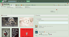 Desktop Screenshot of necofreak.deviantart.com