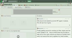 Desktop Screenshot of masqueraderie.deviantart.com