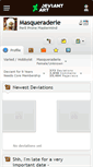 Mobile Screenshot of masqueraderie.deviantart.com