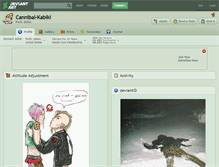 Tablet Screenshot of cannibal-kabiki.deviantart.com