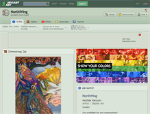 Tablet Screenshot of northwing.deviantart.com