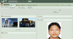 Desktop Screenshot of dextones.deviantart.com