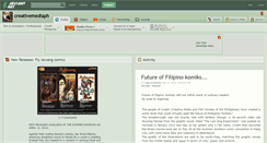 Desktop Screenshot of creativemediaph.deviantart.com