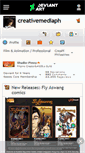 Mobile Screenshot of creativemediaph.deviantart.com