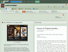 Tablet Screenshot of creativemediaph.deviantart.com