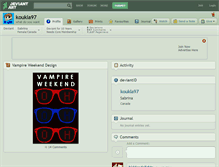 Tablet Screenshot of koukla97.deviantart.com