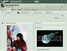 Tablet Screenshot of final-fantasyviiclub.deviantart.com