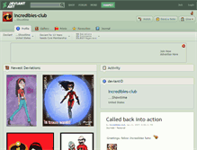 Tablet Screenshot of incredibles-club.deviantart.com