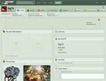 Tablet Screenshot of bigtit.deviantart.com