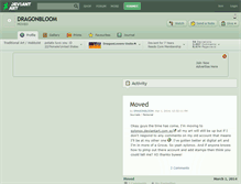 Tablet Screenshot of dragonbloom.deviantart.com