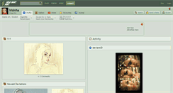 Desktop Screenshot of irisinha.deviantart.com