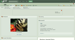 Desktop Screenshot of calx.deviantart.com