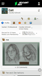 Mobile Screenshot of ceil.deviantart.com