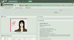 Desktop Screenshot of kimberlyniccals.deviantart.com