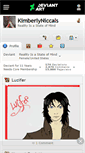 Mobile Screenshot of kimberlyniccals.deviantart.com
