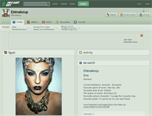 Tablet Screenshot of emmakeup.deviantart.com