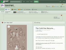 Tablet Screenshot of beppodragon.deviantart.com