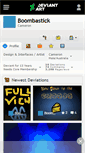 Mobile Screenshot of boombastick.deviantart.com