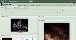 Desktop Screenshot of musicxfreak.deviantart.com