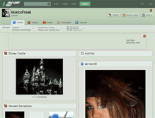 Tablet Screenshot of musicxfreak.deviantart.com