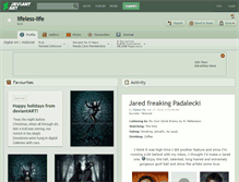 Tablet Screenshot of lifeless-life.deviantart.com