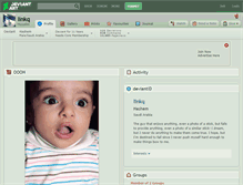 Tablet Screenshot of linkq.deviantart.com