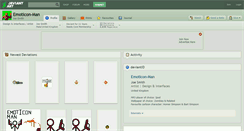 Desktop Screenshot of emoticon-man.deviantart.com