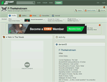 Tablet Screenshot of f-themainstream.deviantart.com