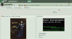 Desktop Screenshot of clockworkalien.deviantart.com