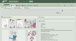 Desktop Screenshot of leftlane.deviantart.com
