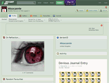 Tablet Screenshot of missxcannie.deviantart.com