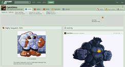 Desktop Screenshot of catchshiro.deviantart.com