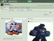 Tablet Screenshot of catchshiro.deviantart.com