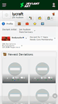 Mobile Screenshot of lycraft.deviantart.com