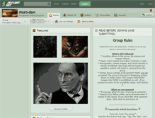 Tablet Screenshot of muro-da.deviantart.com