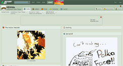 Desktop Screenshot of hewhite.deviantart.com