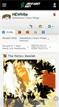 Mobile Screenshot of hewhite.deviantart.com
