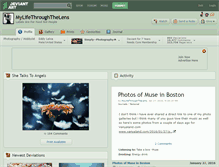 Tablet Screenshot of mylifethroughthelens.deviantart.com