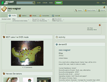 Tablet Screenshot of neo-wagner.deviantart.com