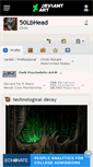 Mobile Screenshot of 50lbhead.deviantart.com