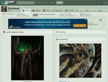 Tablet Screenshot of 50lbhead.deviantart.com