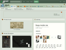 Tablet Screenshot of dijbrill.deviantart.com
