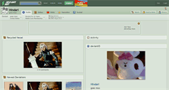 Desktop Screenshot of hindari.deviantart.com