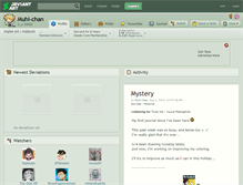 Tablet Screenshot of muhi-chan.deviantart.com