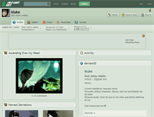 Tablet Screenshot of kiuke.deviantart.com