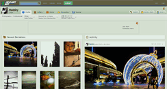 Desktop Screenshot of madsky.deviantart.com